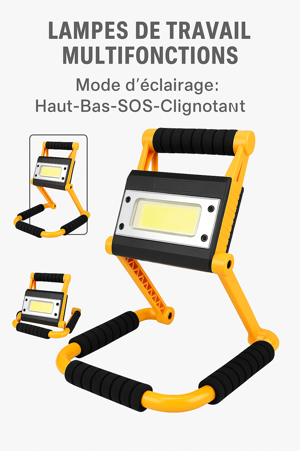 Projecteurs LED portables / pliables rechargeables LumiGear