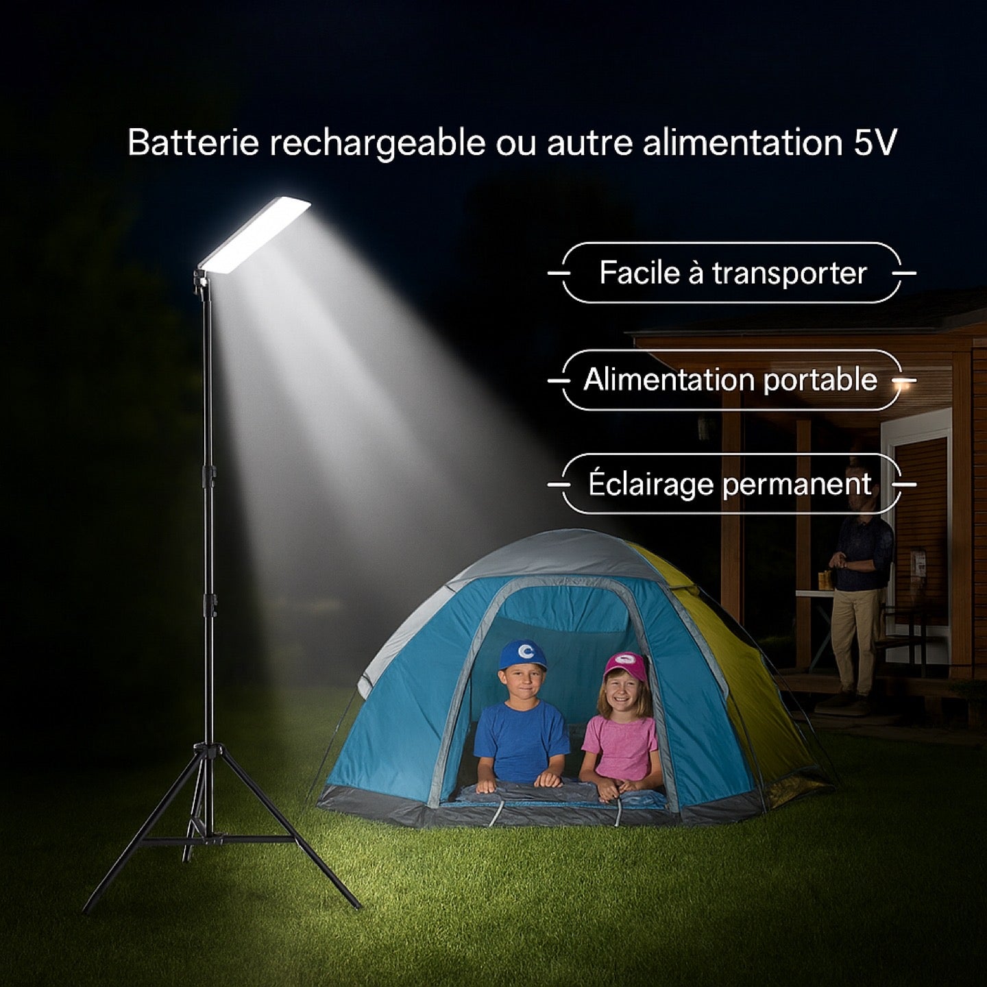 Lampes de chantier trépied LumiGear