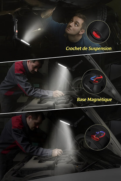 Lampes baladeuses / aimantées pour garage LumiGear