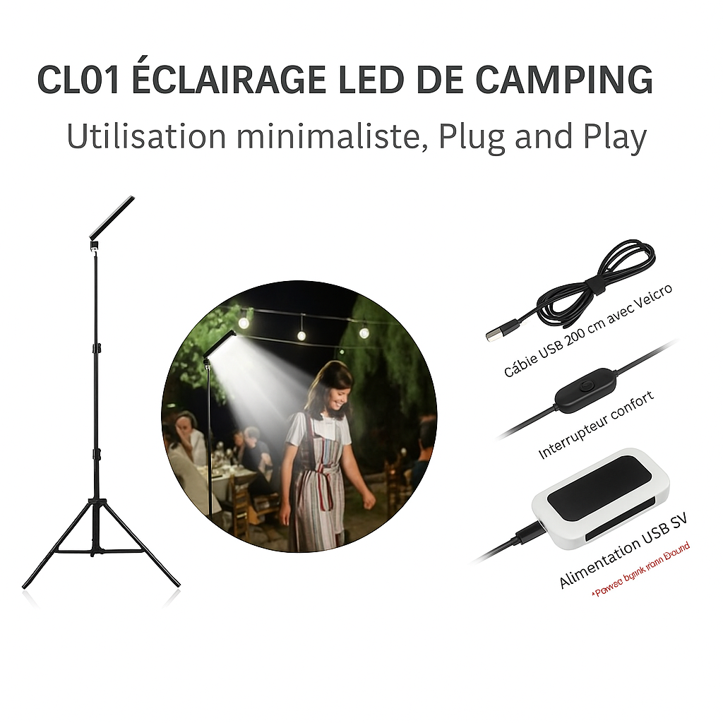 Lampes de chantier trépied LumiGear