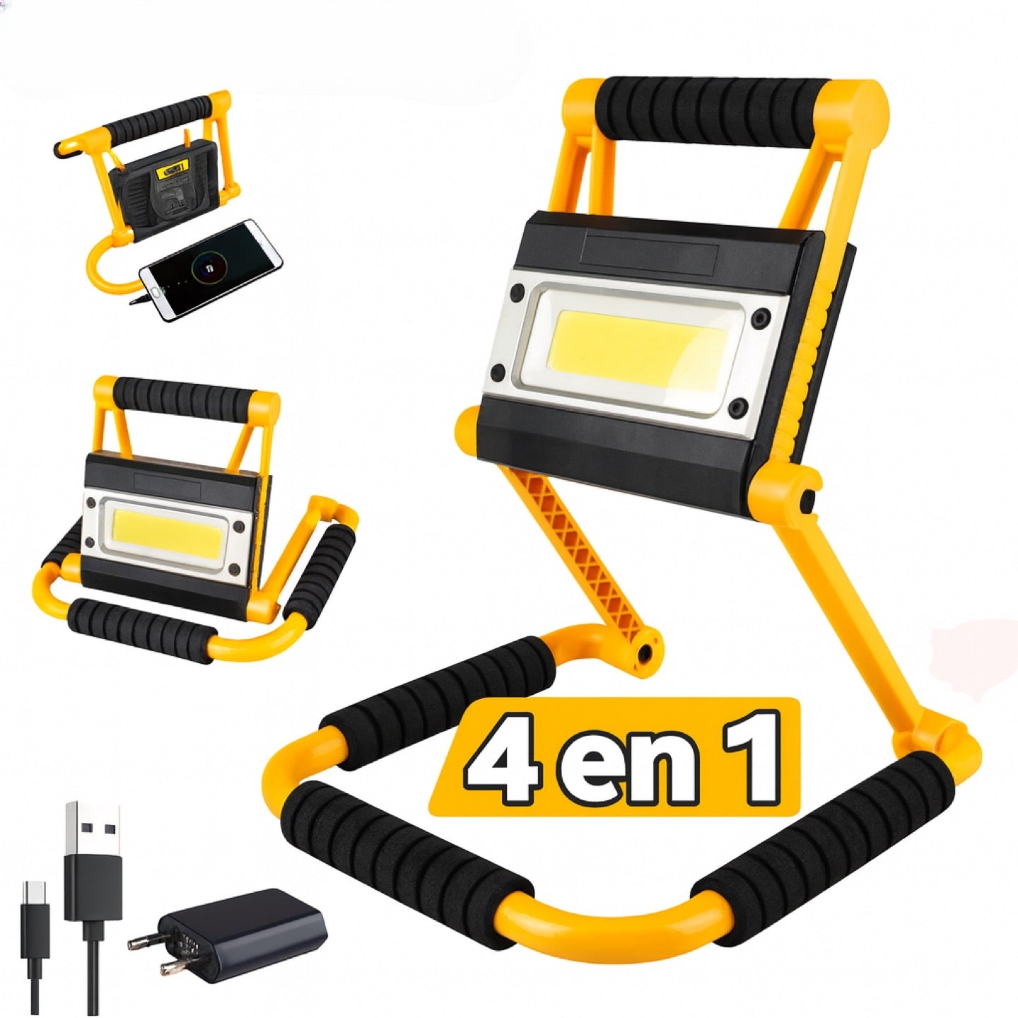 Projecteurs LED portables / pliables rechargeables LumiGear