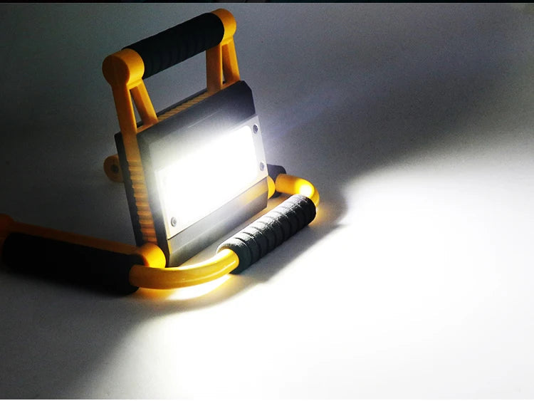 300W High Bright LED Searchlight Foldable COB Work Light Portable Rechargeable Spotlight Flashlight Waterproof Emergency Lantern LumiGear