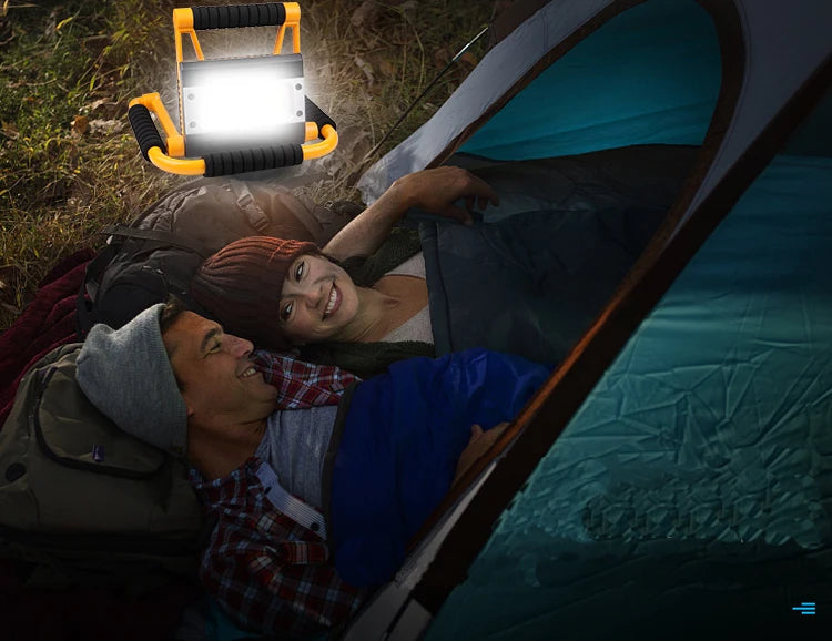 300W High Bright LED Searchlight Foldable COB Work Light Portable Rechargeable Spotlight Flashlight Waterproof Emergency Lantern LumiGear