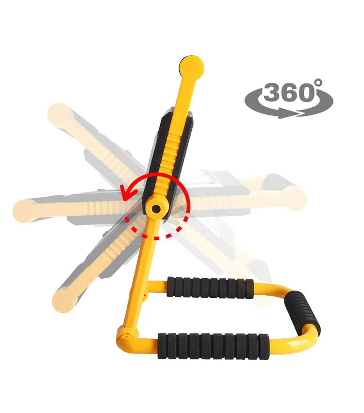 300W High Bright LED Searchlight Foldable COB Work Light Portable Rechargeable Spotlight Flashlight Waterproof Emergency Lantern LumiGear