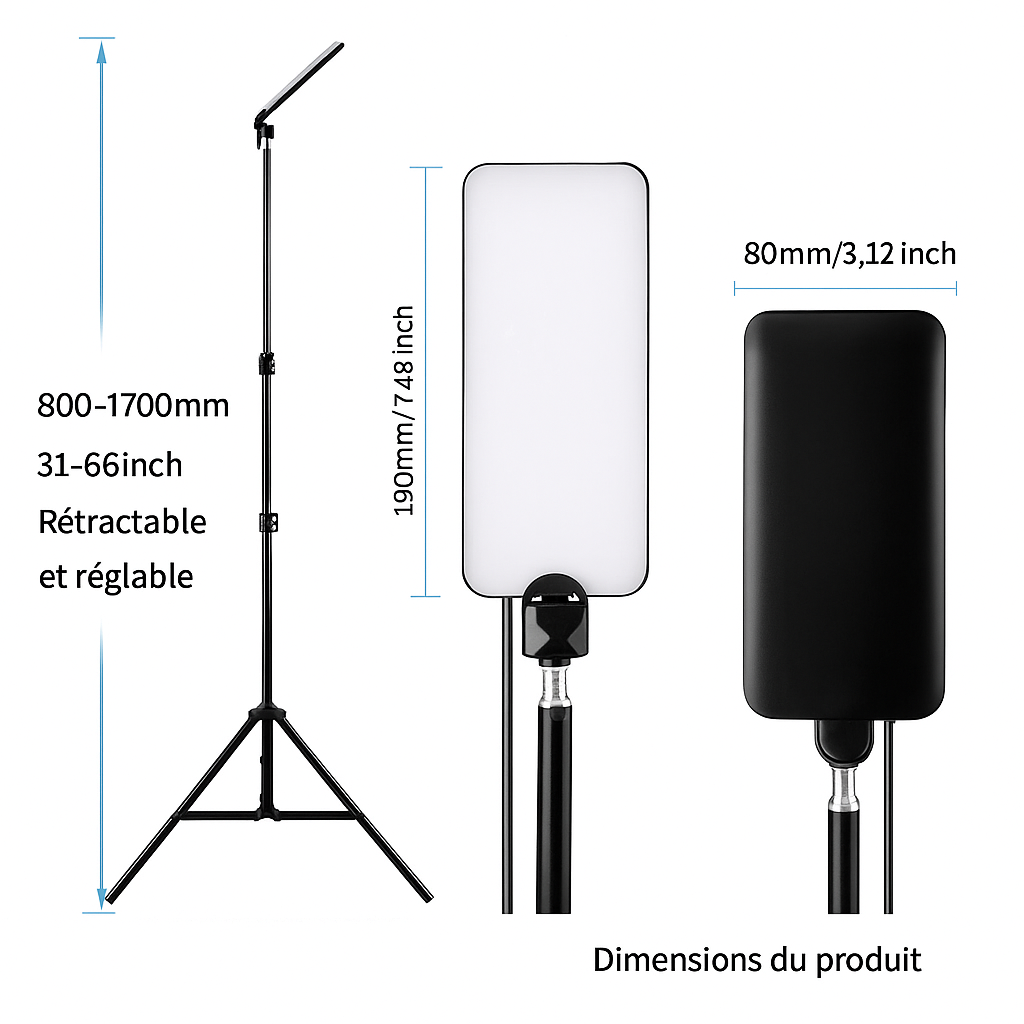 Lampes de chantier trépied LumiGear