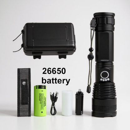 Lampe de poche tactique LED Rechargeable haute puissance LumiGear